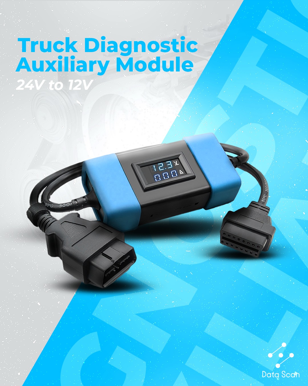 Truck Diagnostic Auxiliary Module 24V to 12V