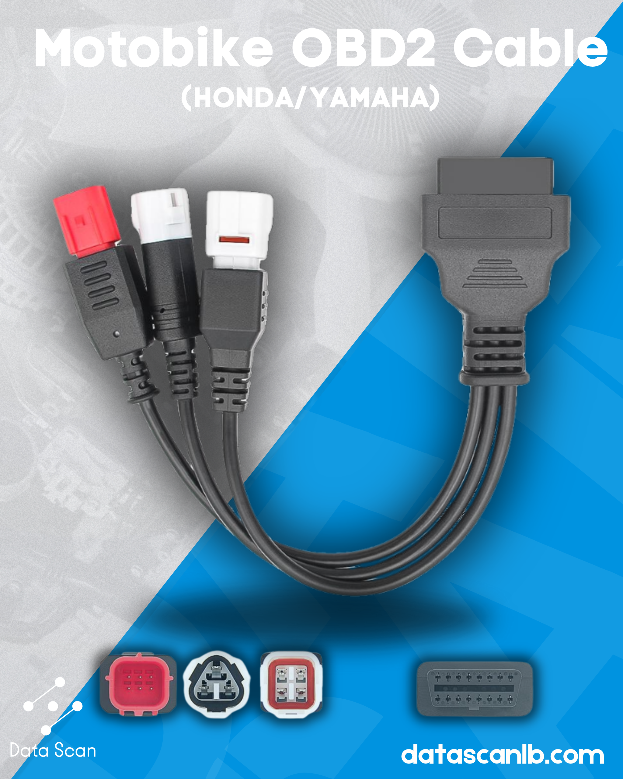 Motorbike Cable 3in1 for Yamaha and Honda