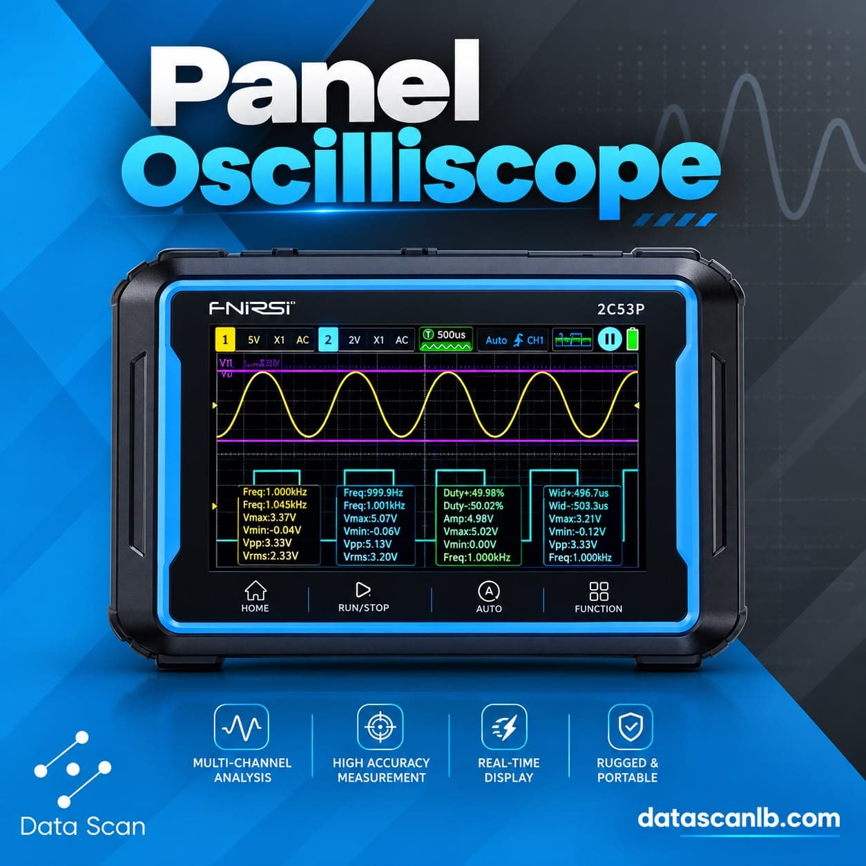 Panel Oscilliscope